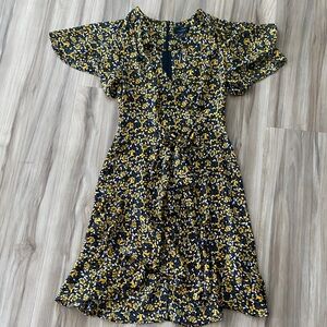 NWT Topshop size 2 black and yellow dress